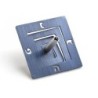 Adi Sidler Anodized Aluminum Square Spiral Dreidel