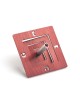 Adi Sidler Anodized Aluminum Square Spiral Dreidel