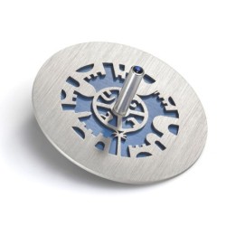 Adi Sidler Anodized Aluminum Jerusalem Dreidel
