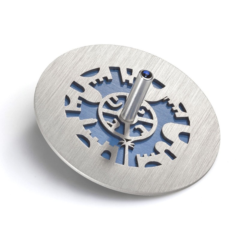 Adi Sidler Anodized Aluminum Jerusalem Dreidel