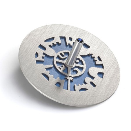 Adi Sidler Anodized Aluminum Jerusalem Dreidel
