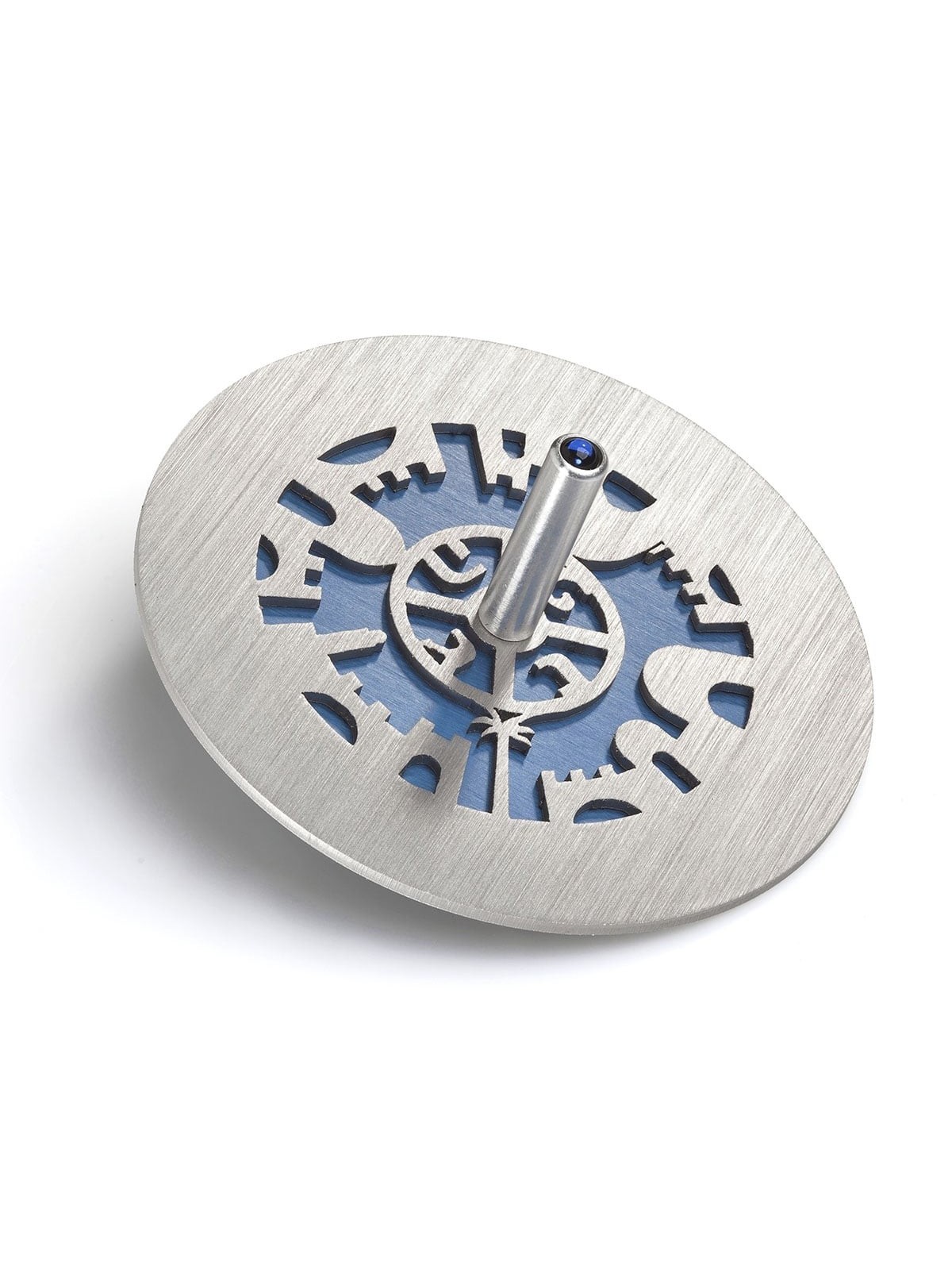 Adi Sidler Anodized Aluminum Jerusalem Dreidel