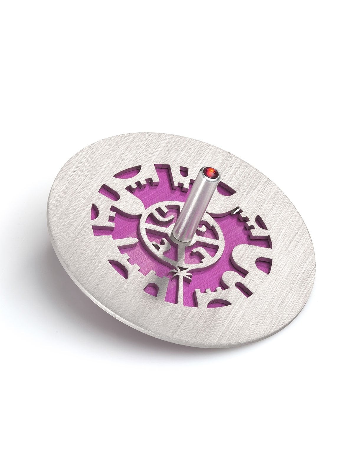 Adi Sidler Anodized Aluminum Jerusalem Dreidel