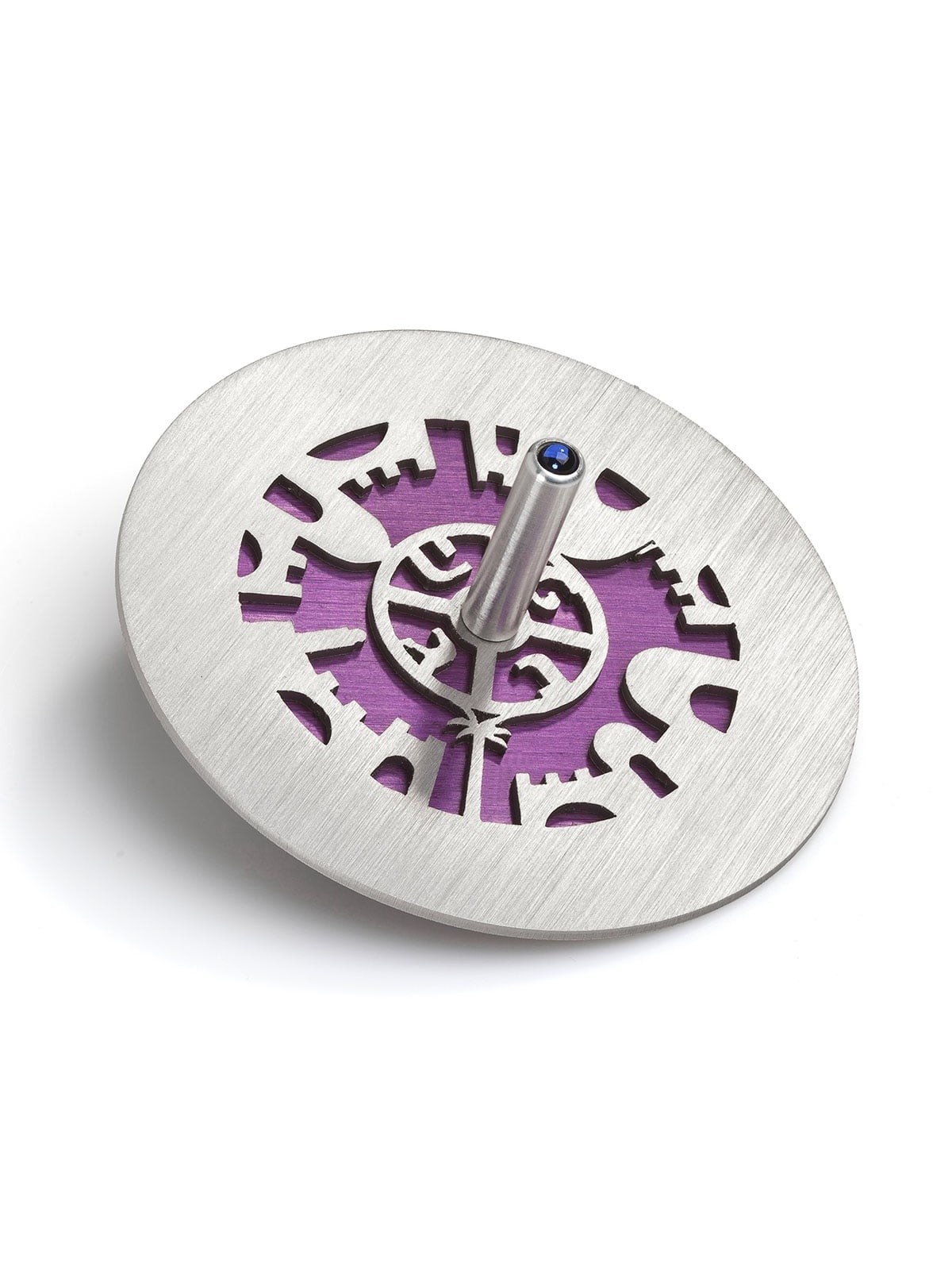 Adi Sidler Anodized Aluminum Jerusalem Dreidel