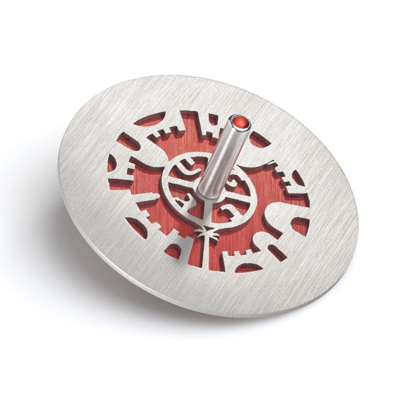Adi Sidler Anodized Aluminum Jerusalem Dreidel