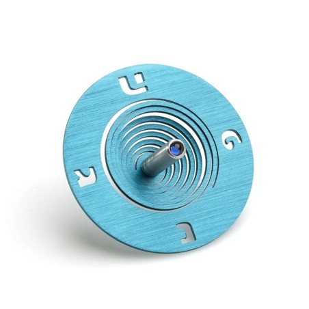 Adi Sidler Anodized Aluminum Spool Dreidel