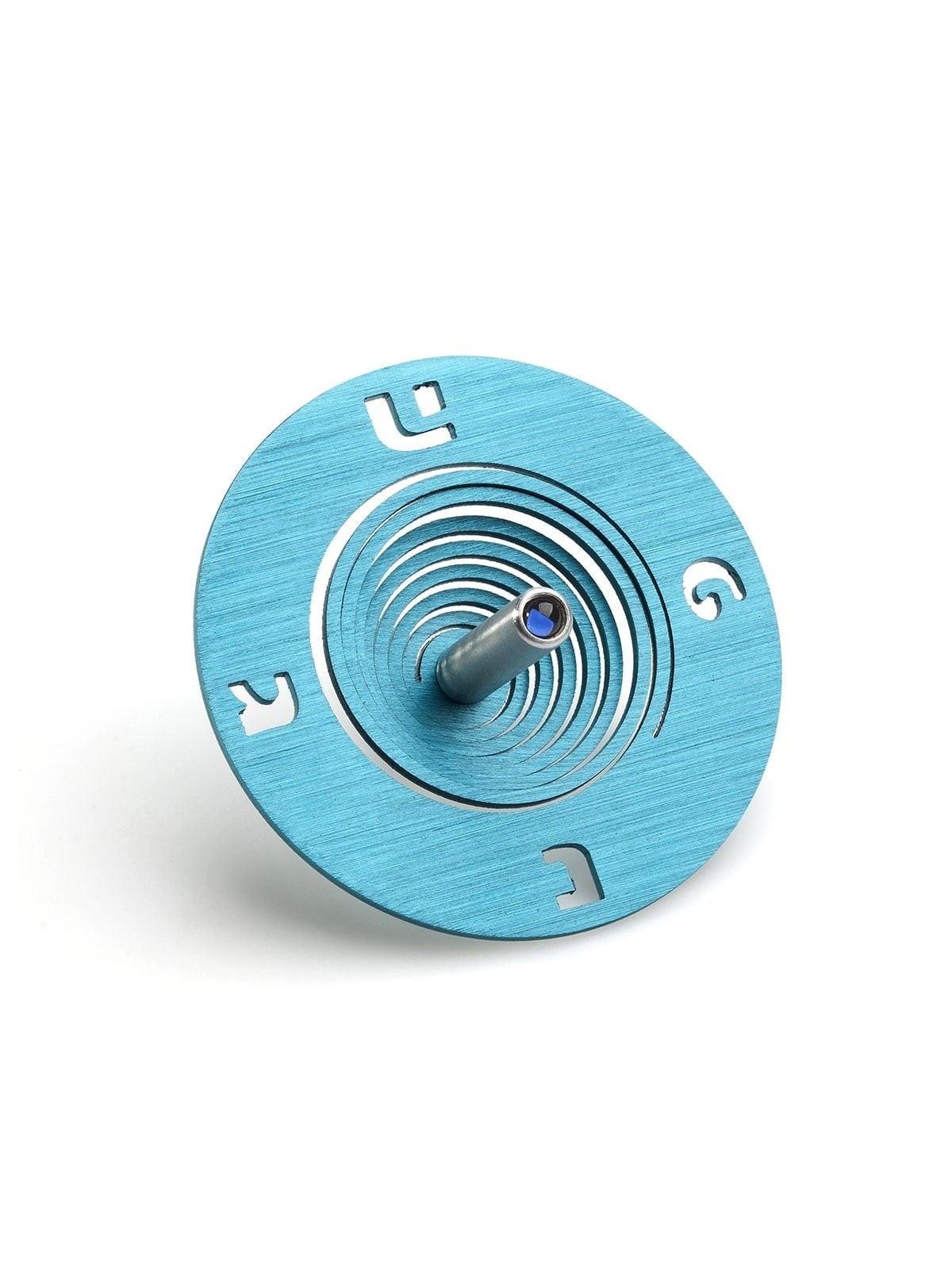 Adi Sidler Anodized Aluminum Spool Dreidel