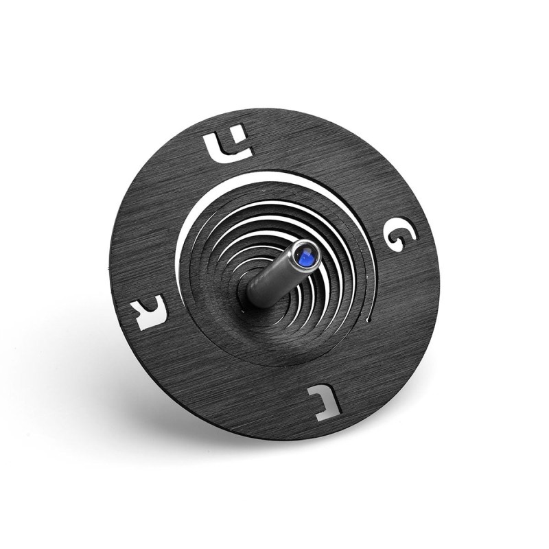 Adi Sidler Anodized Aluminum Spool Dreidel