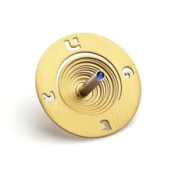 Adi Sidler Anodized Aluminum Spool Dreidel