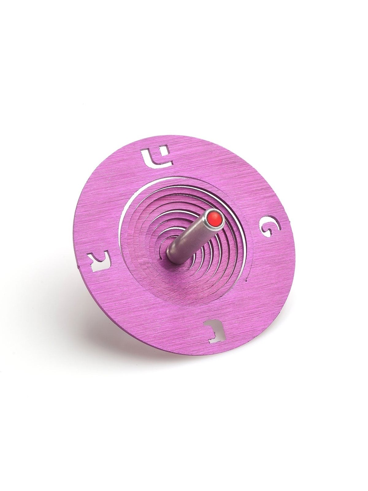 Adi Sidler Anodized Aluminum Spool Dreidel
