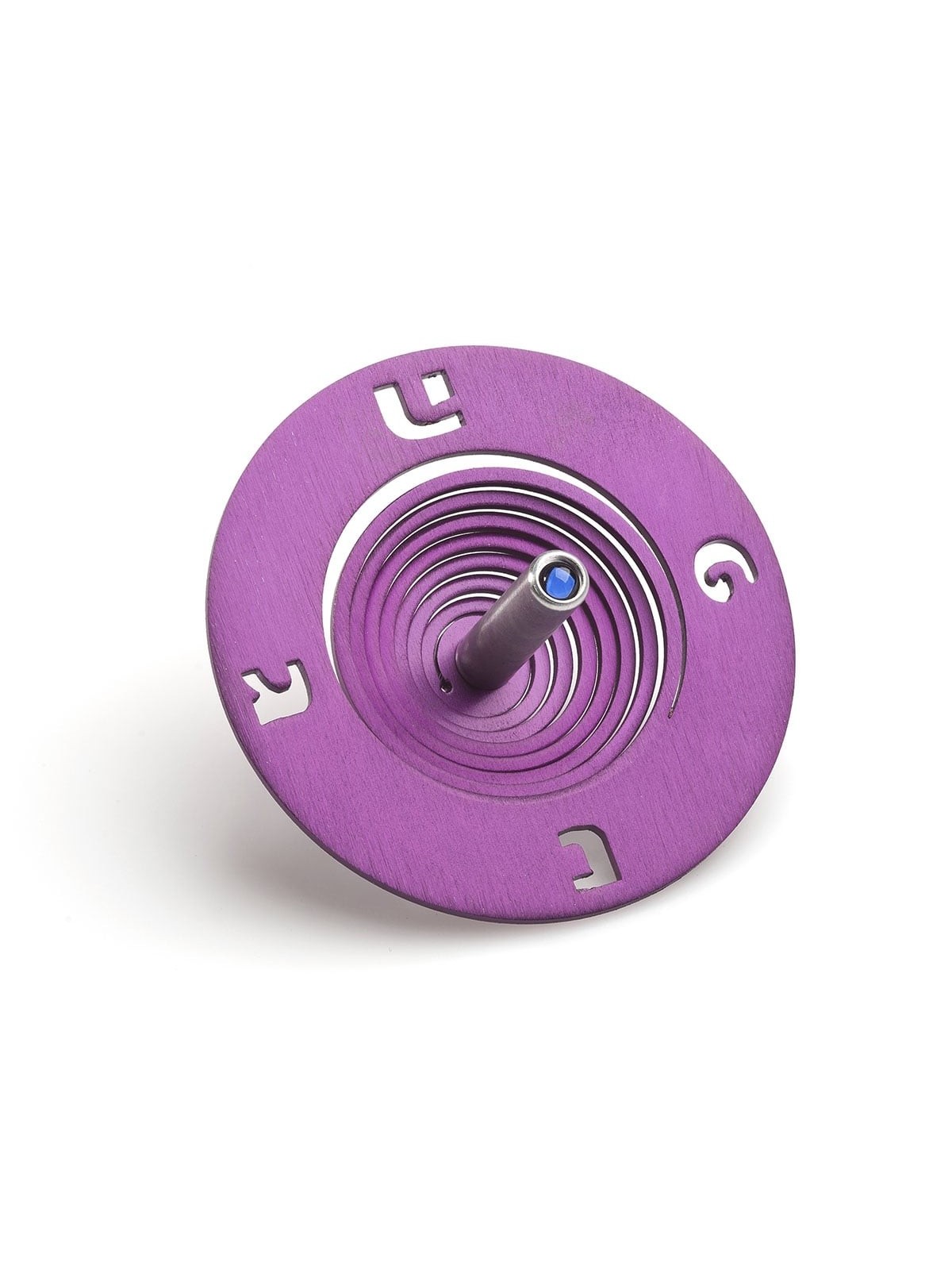 Adi Sidler Anodized Aluminum Spool Dreidel