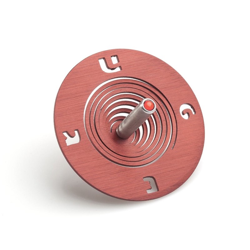 Adi Sidler Anodized Aluminum Spool Dreidel