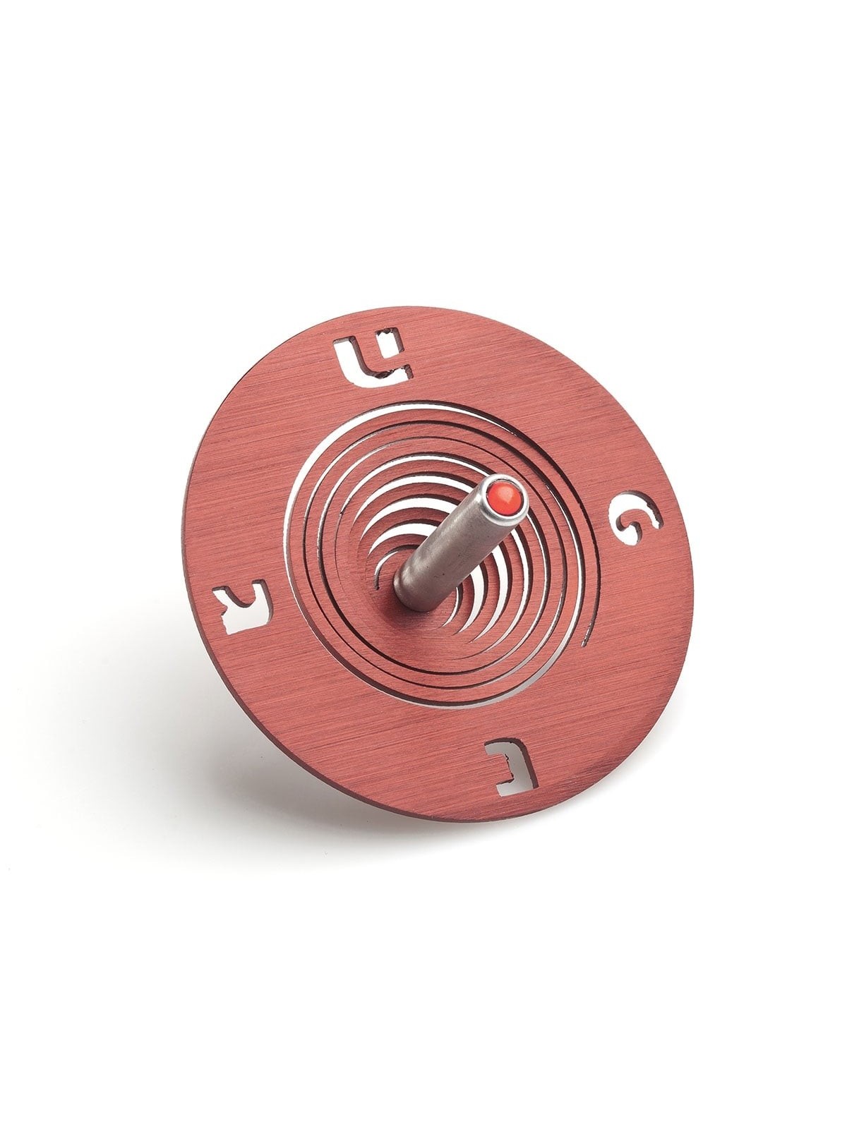 Adi Sidler Anodized Aluminum Spool Dreidel