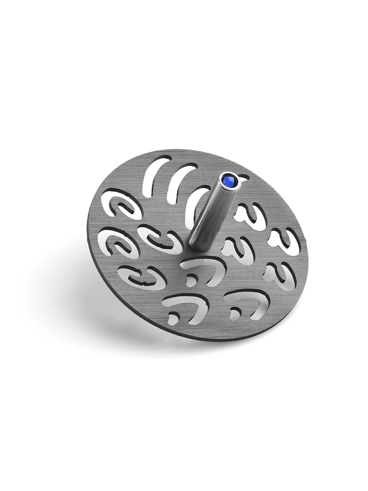 Adi Sidler Anodized Aluminum Letters Dreidel