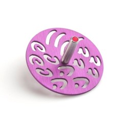 Adi Sidler Anodized Aluminum Letters Dreidel