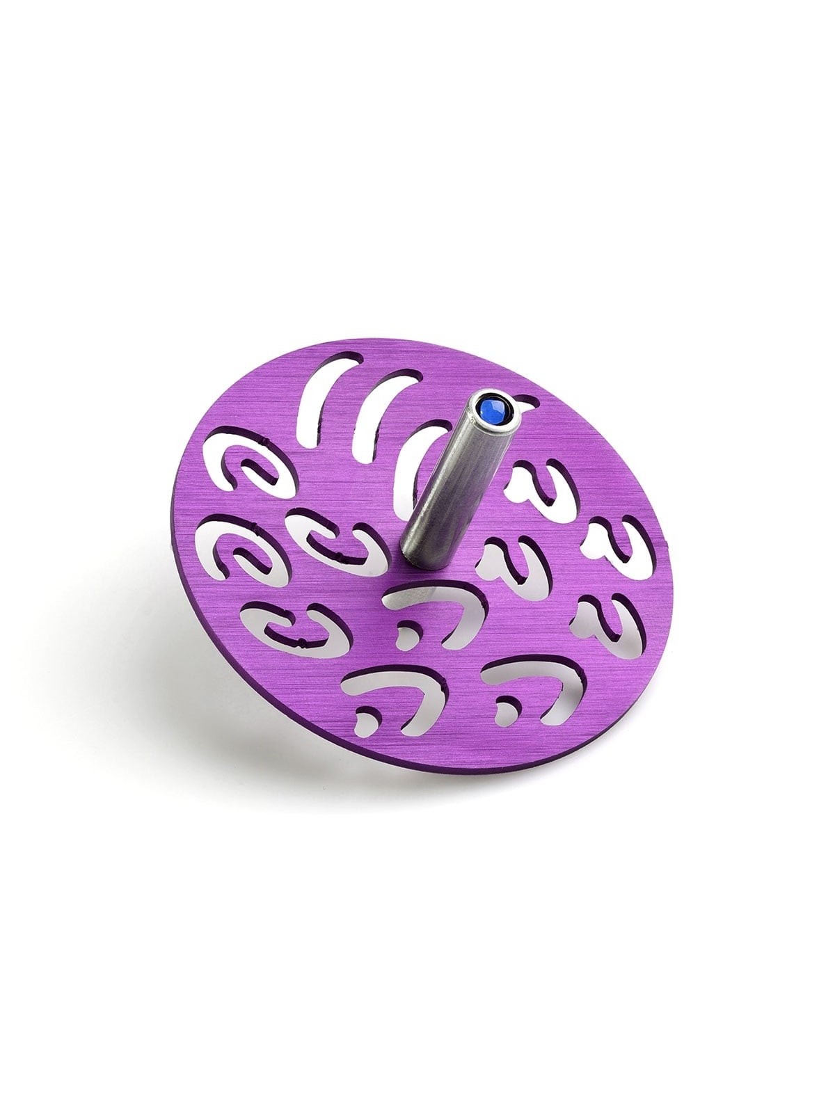 Adi Sidler Anodized Aluminum Letters Dreidel