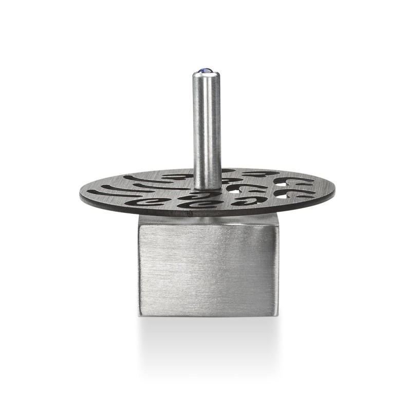 Adi Sidler Anodized Aluminum Letters Dreidel
