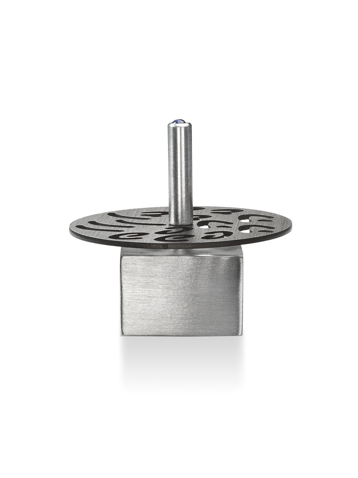 Adi Sidler Anodized Aluminum Letters Dreidel