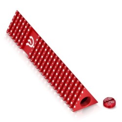 Triangular Mezuzah Case With Polka Dot Design by Akilov Design