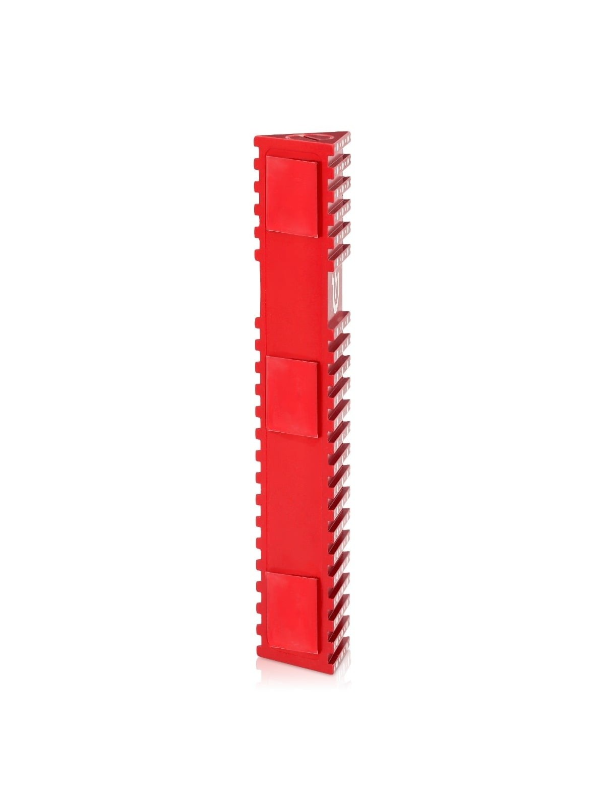 Triangular Mezuzah Case With Polka Dot Design by Akilov Design