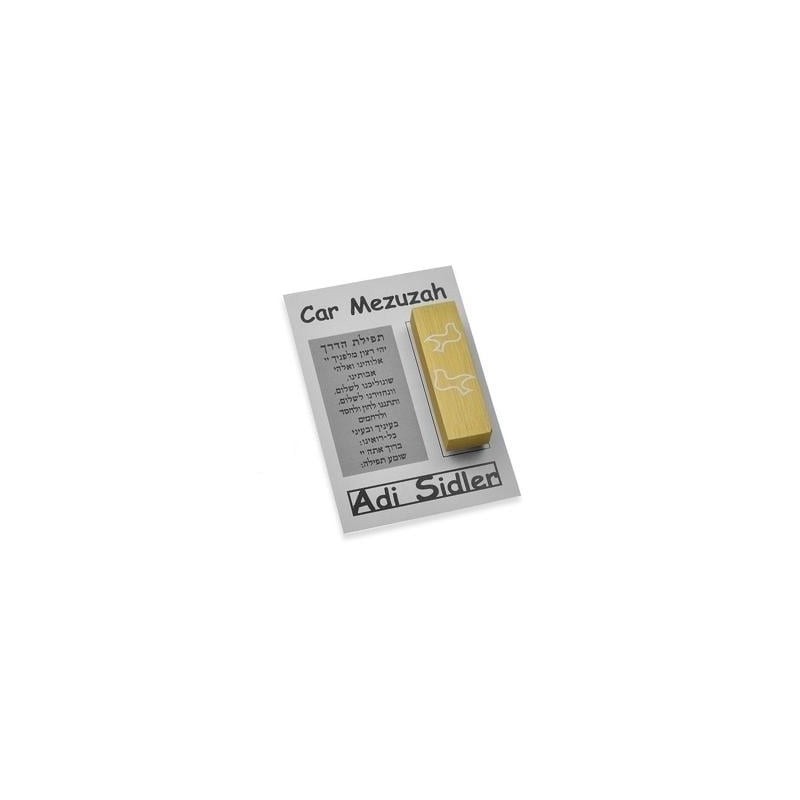 Adi Sidler Dove of Peace Car Mezuzah