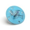 Adi Sidler Anodized Aluminum Dove of Peace Dreidel
