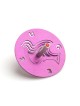 Adi Sidler Anodized Aluminum Dove of Peace Dreidel