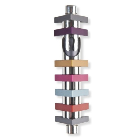 Triangle Mezuza Case - Small. Variety of Colors. Agayof Design