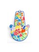 Tzuki Art Hand Painted Hamsa Hand Colorful Flower ... | Hamsa by Tzuki
