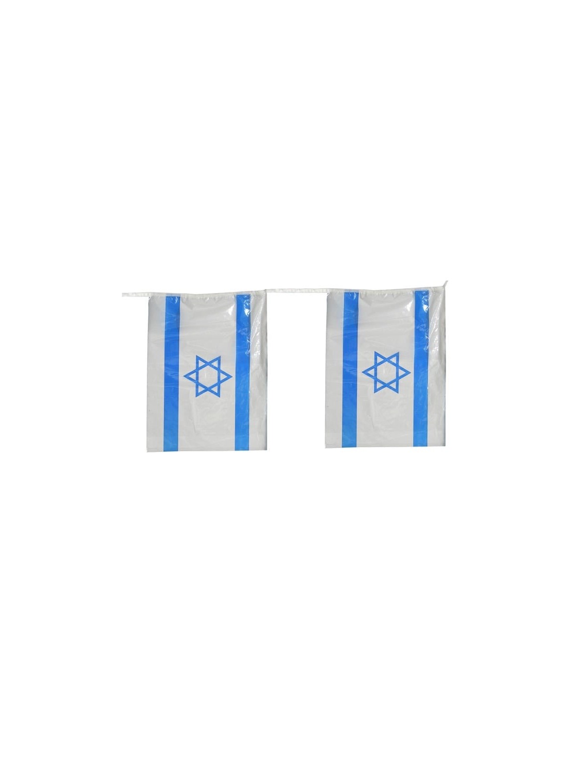 Giant Israel Flag Chain - 50 Meters Long