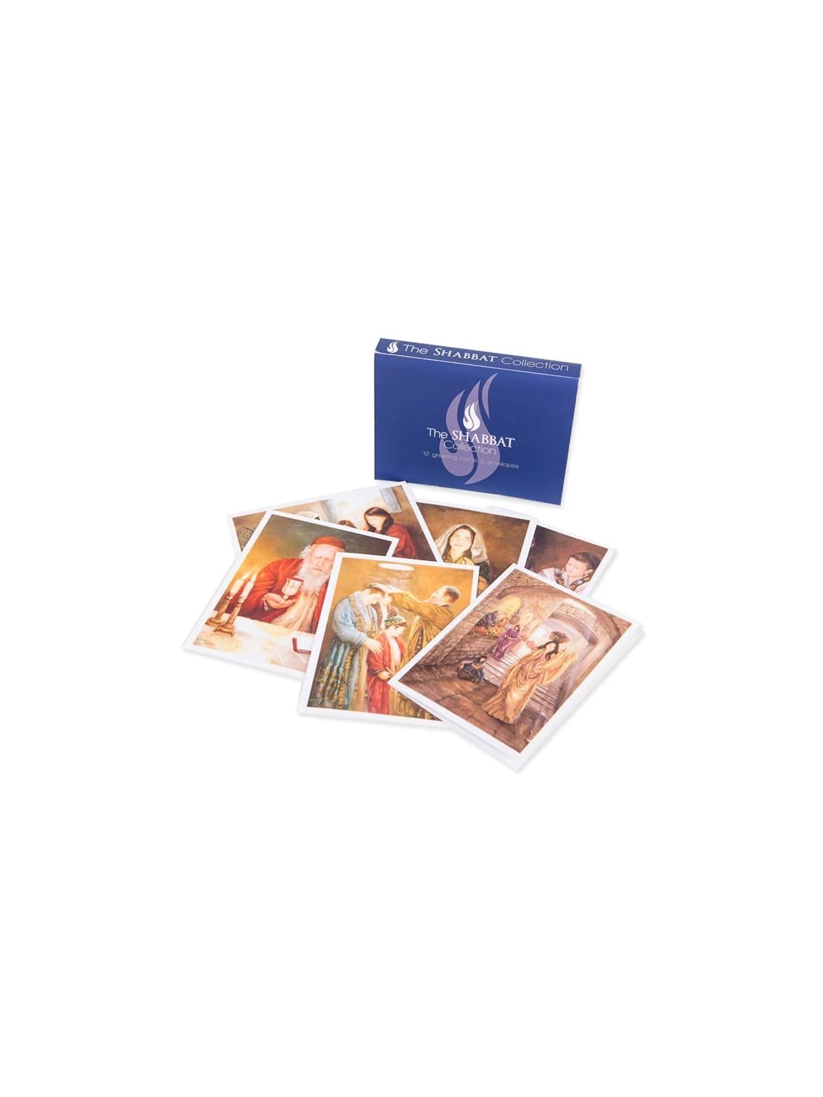 Jewish Greeting Cards - 12 Piece Variety Set, With Envelopes