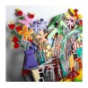 Tzuki Art Hand Painted Sculpture with Images ... | Sculptures by Tzuki