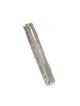 Pewter Plated Rounded Mezuzah Case Jerusalem Desig... | Pewter Mezuzah
