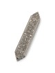 Intricate Pewter Mezuzah Case - Israel Museum Collection