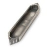 Intricate Pewter Mezuzah Case - Israel Museum Collection