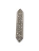 Intricate Pewter Mezuzah Case - Israel Museum Collection