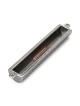 Pewter Mezuzah Case. Adaptation of Silver Bible Binding. Germany, 17th