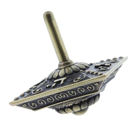 Brass Dreidel. Replica. Bezalel Art School, Jerusalem, Early 20th Cent