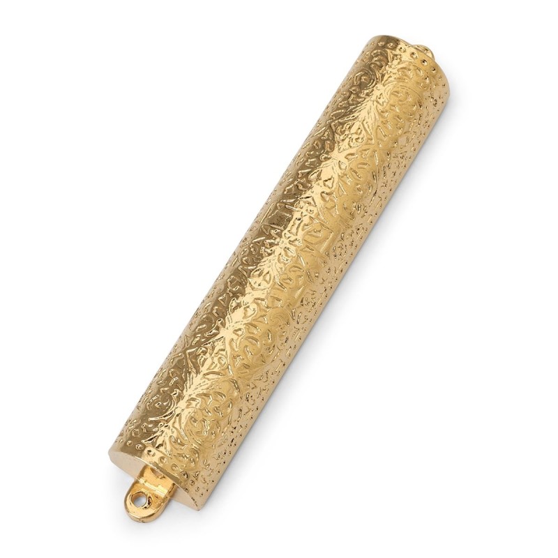 Gold-Plated Mezuzah Case, 17th Century Germany - Israel Museum Collect