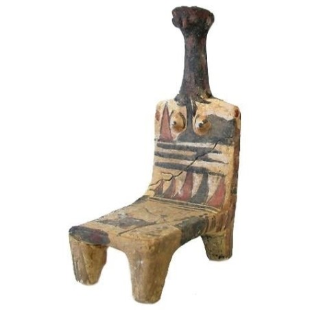 Ashdoda, pottery figurine. Replica. Israelite Period I, 12th century B