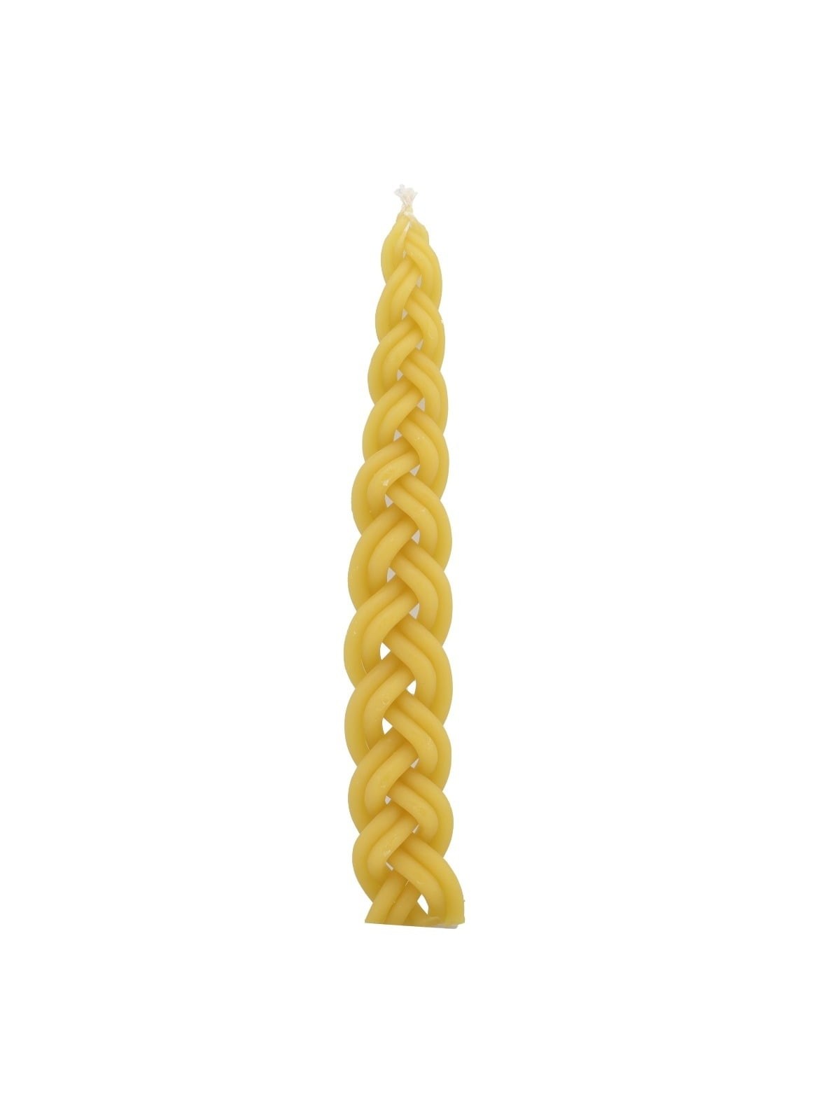 Handcrafted Beeswax Havdalah Candle - Natural