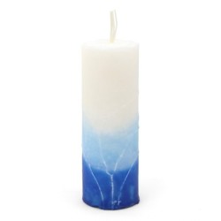 Large Decorated Havdalah Candle - Color Option
