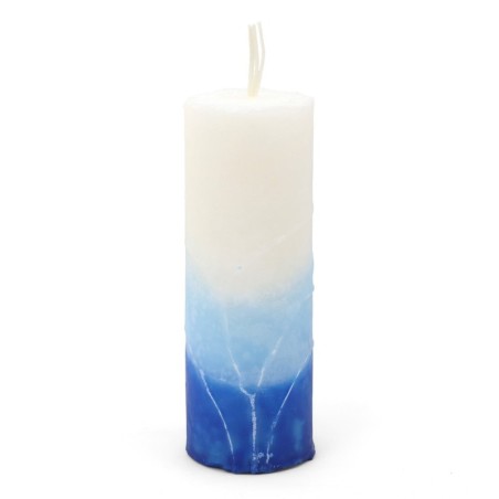 Large Decorated Havdalah Candle - Color Option