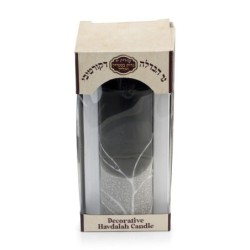 Large Decorated Havdalah Candle - Color Option