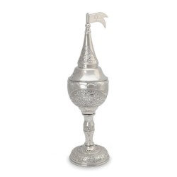 Traditional Havdalah Spice Holder with Jerusalem Motif