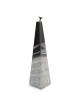 Decorative Multicolored Pyramid Havdalah Candle (Choice of Colors)