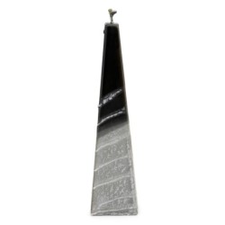 Decorative Multicolored Pyramid Havdalah Candle (Choice of Colors)