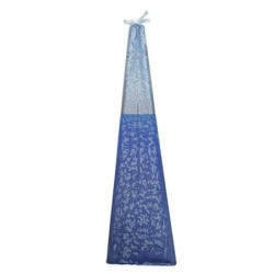 Decorative Multicolored Pyramid Havdalah Candle (Choice of Colors)