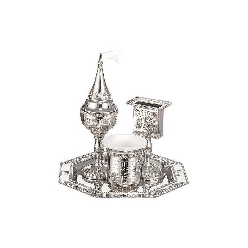 Nickel Havdala Set - Traditional