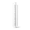 Silver-Plated Pillar Mezuzah with Verse by Hazorfim